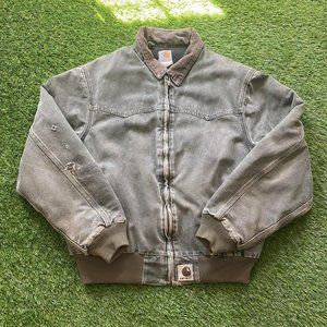 Vintage Moss Green Santa Fe Carhartt Jacket